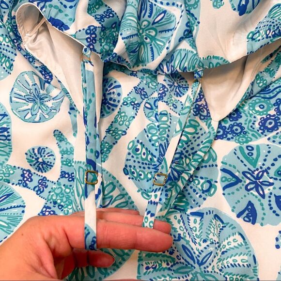 Lilly Pulitzer Blue Sea Urchin Dress Size XS - Picture 8 of 11